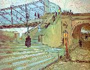 Vincent Van Gogh The Trinquetaille Bridge oil painting on canvas